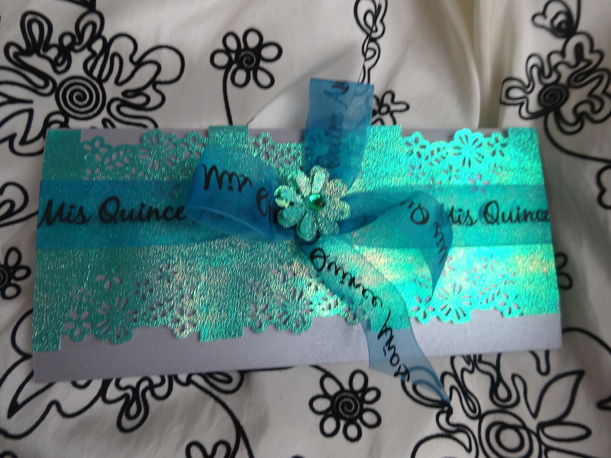 Nuvas Creations Quinceanera invitations